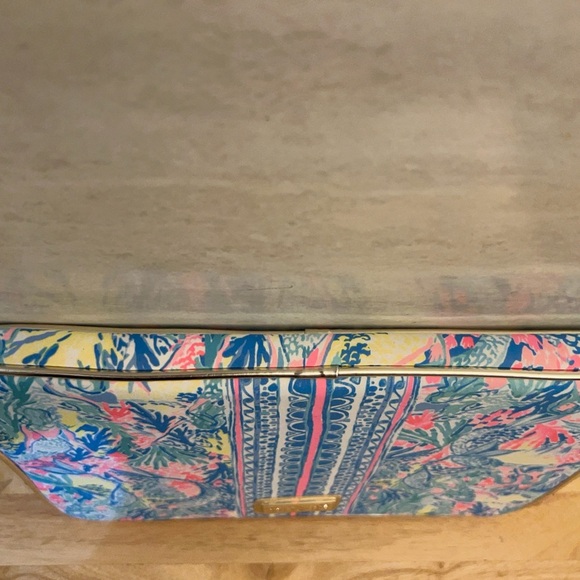 Lilly Pulitzer Vibrant Blue and Pink Mermaid Cove Lap Top Tablet Case - Picture 6 of 10